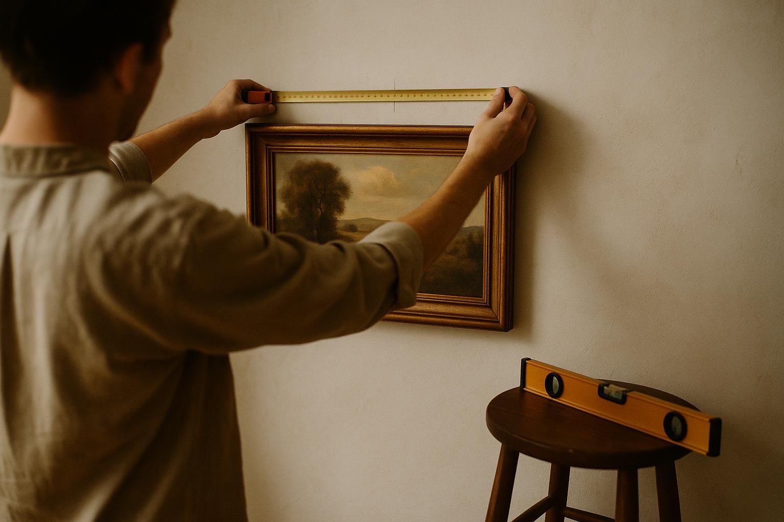 How to hang an oil painting